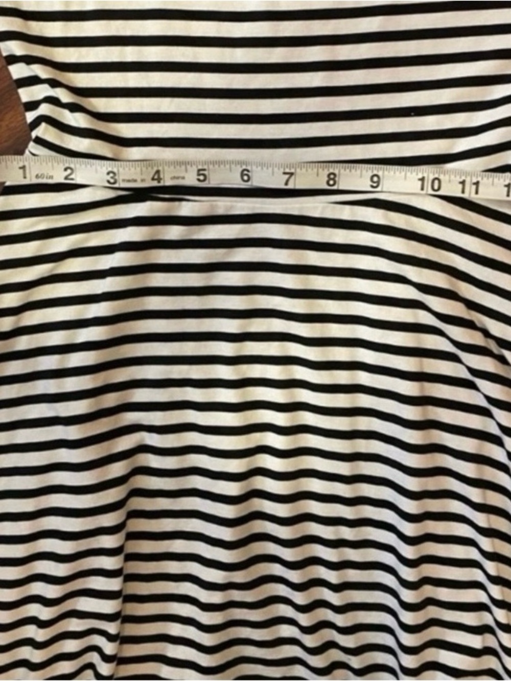 Victoria's Secret PINK Black & White Striped Sleeveless Mini Dress - Picture 6 of 7